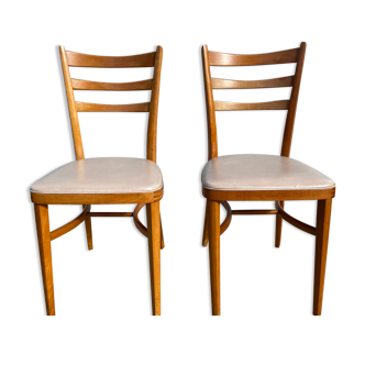 Pair of vintage bistro chairs