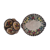 2 assorted dishes, signed Jérôme Massier