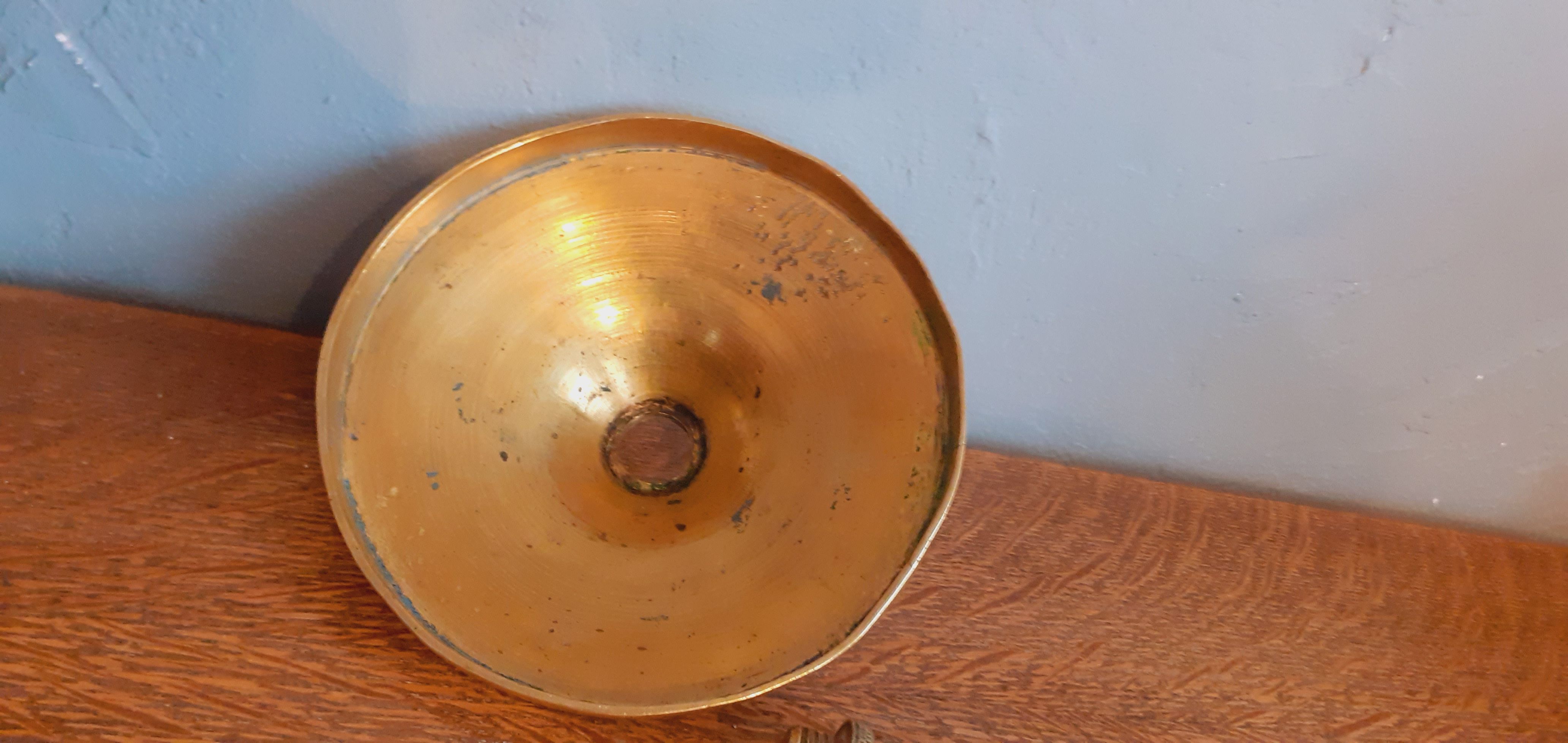 Bronze candle holder of the Directoire period late eighteenth century