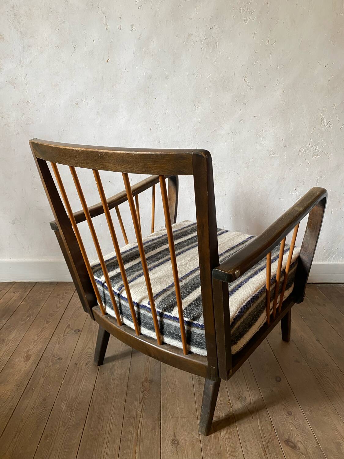 Restored vintage armchair