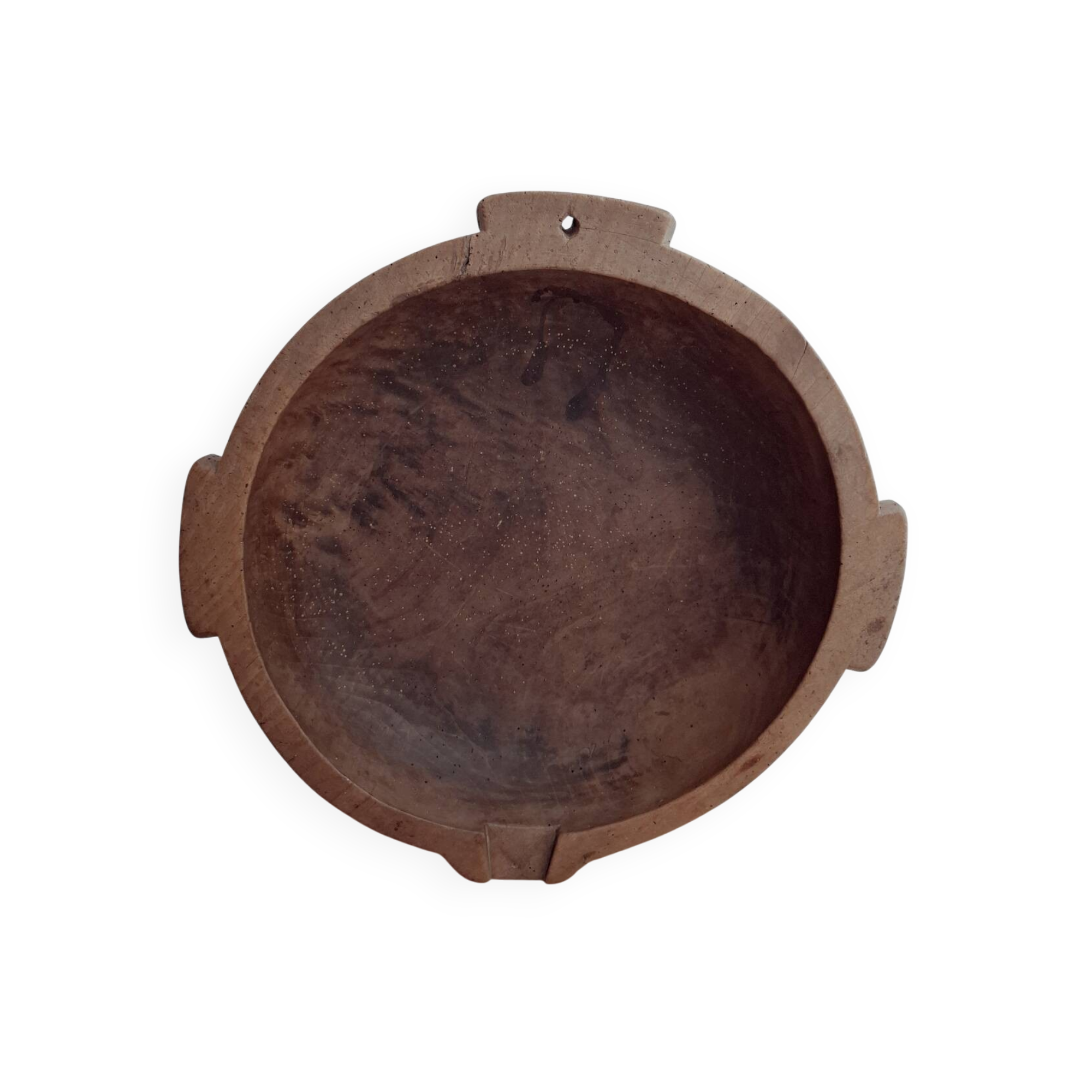 Large antique wooden bowl