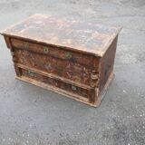 Polychrome fir chest
