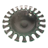 Coupe en verre design vintage