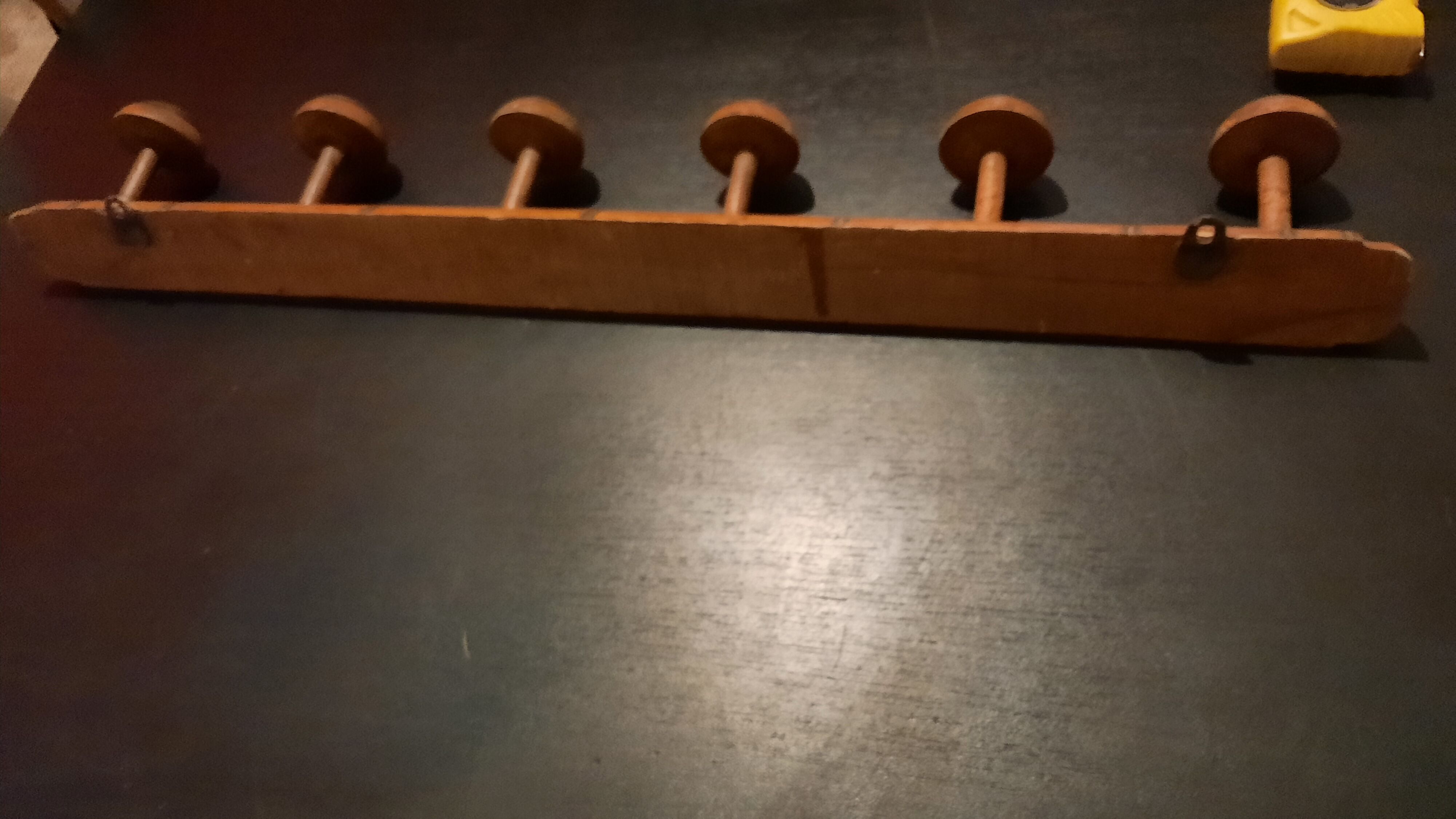 Wall coat rack 6 hooks