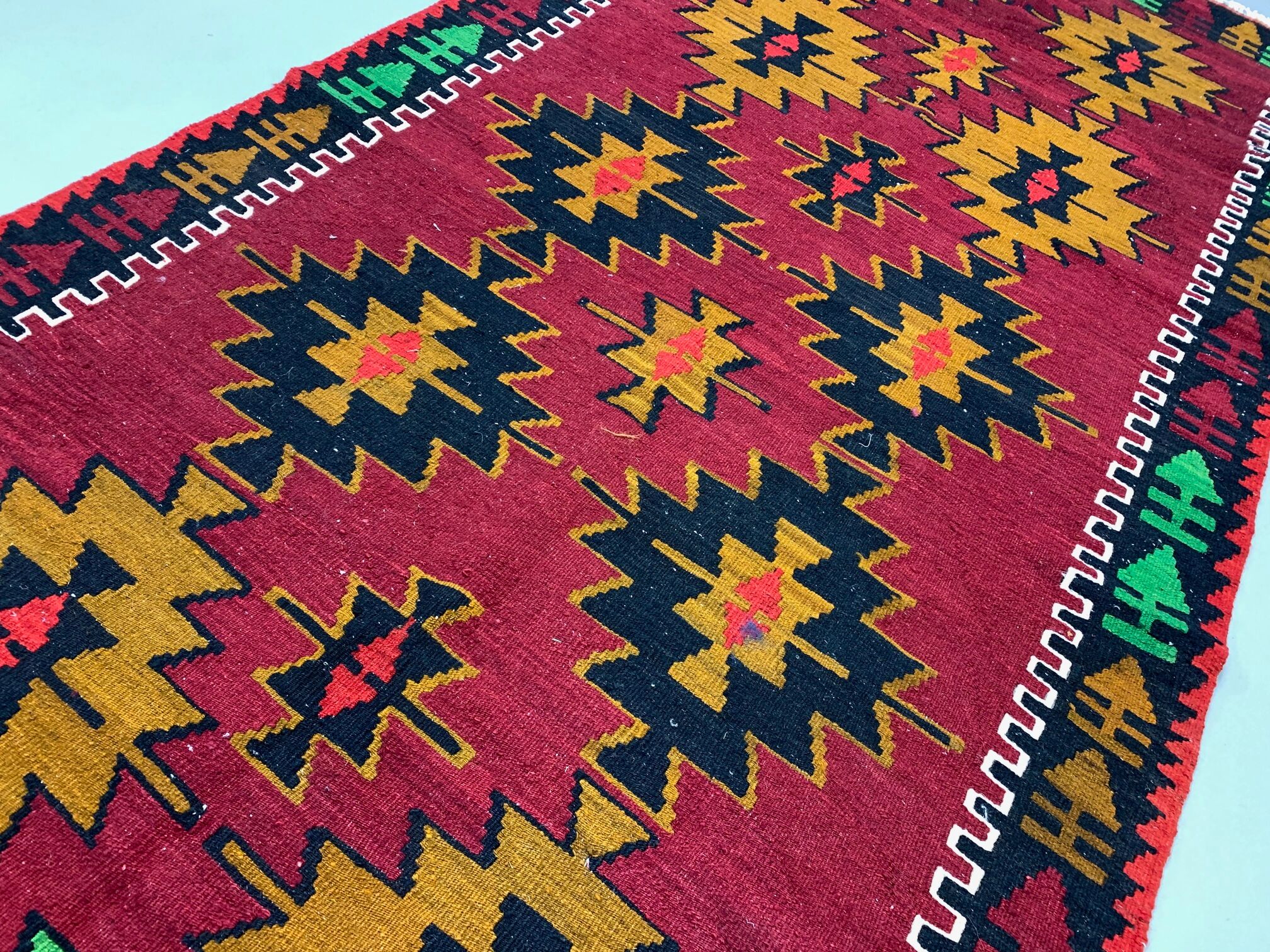 Turkish kilim 283x121 cm wool