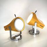 Pair of wall or table lamps designed by E. Fermigier for Disderot 1968