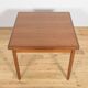 Mid-Century Square Extendable Teak Dining Table, Denmark, 1960s