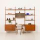 PS System vintage shelving unit by Randers Mobelfabrik, Denmark, 1960s