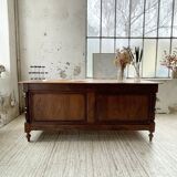 Drapery oak counter 1900