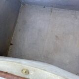 Antique hat trunk in genuine LEATHER