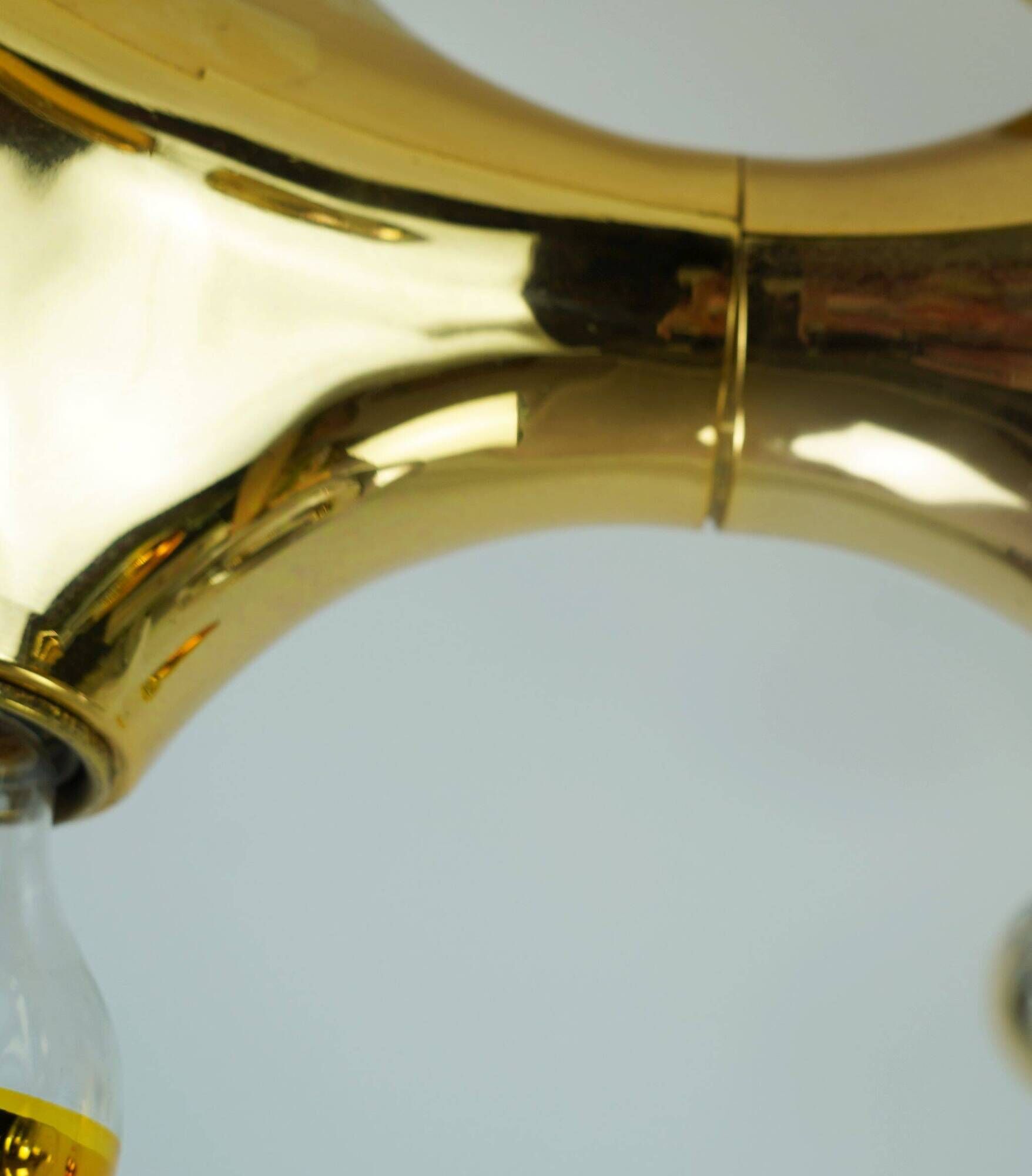 cosack gemini space age CEILING LIGHT - gold-colored - sputnik - 1970s