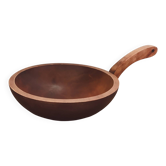 Coupe de service, grand bol à poignée en bois • Baribocraft • Canada 