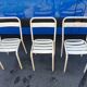 3 chaises Tolix T1