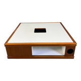 Space age wooden bar coffee table, 1960s