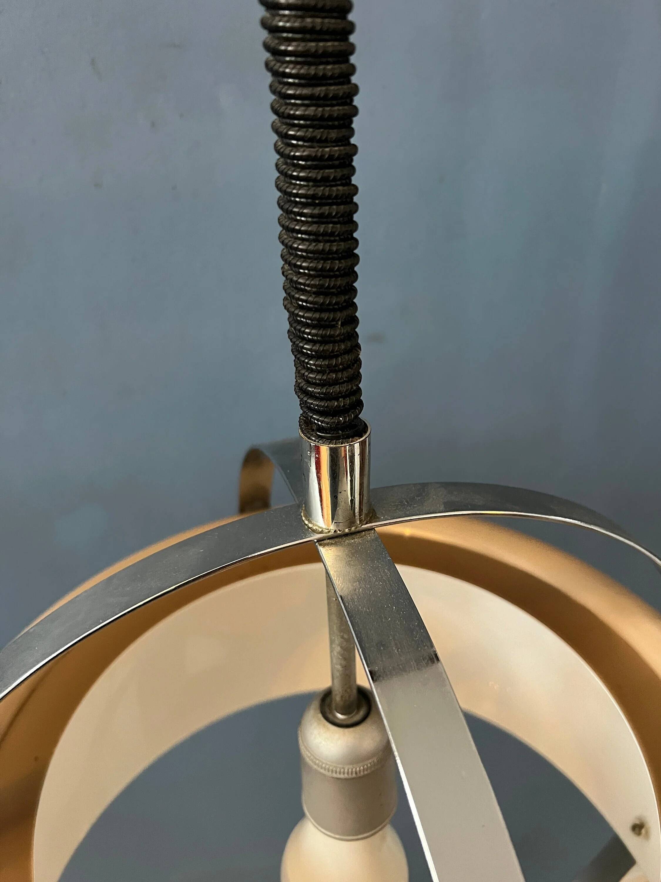 Vintage Tronconi suspension, Space Age luminaire