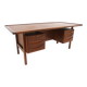 Scandinavian desk in teak, "Model 75", Niels Clausen, Denmark, 1960