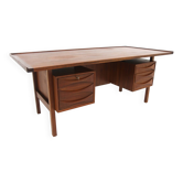 Scandinavian desk in teak, "Model 75", Niels Clausen, Denmark, 1960