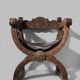 Renaissance Revival Dante Oak Chair, 1850s, Sweden