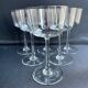 6 wine glasses light blown crystal