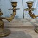 Brass candle holders