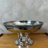 Art Deco silver-plated metal cup