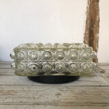 Glass ceiling lamp or wall lamp