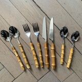 Bamboo handle cutlery