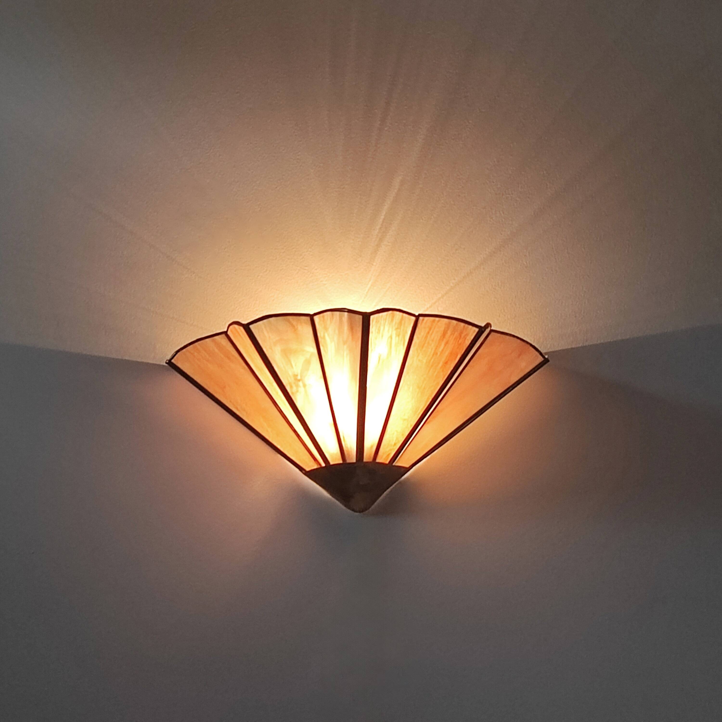 Art Deco “fan” wall light
