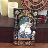 Brass mirror