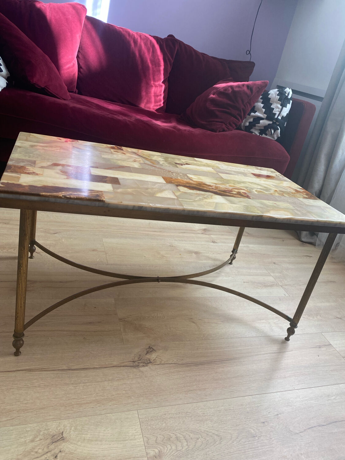 Table basse en marbre