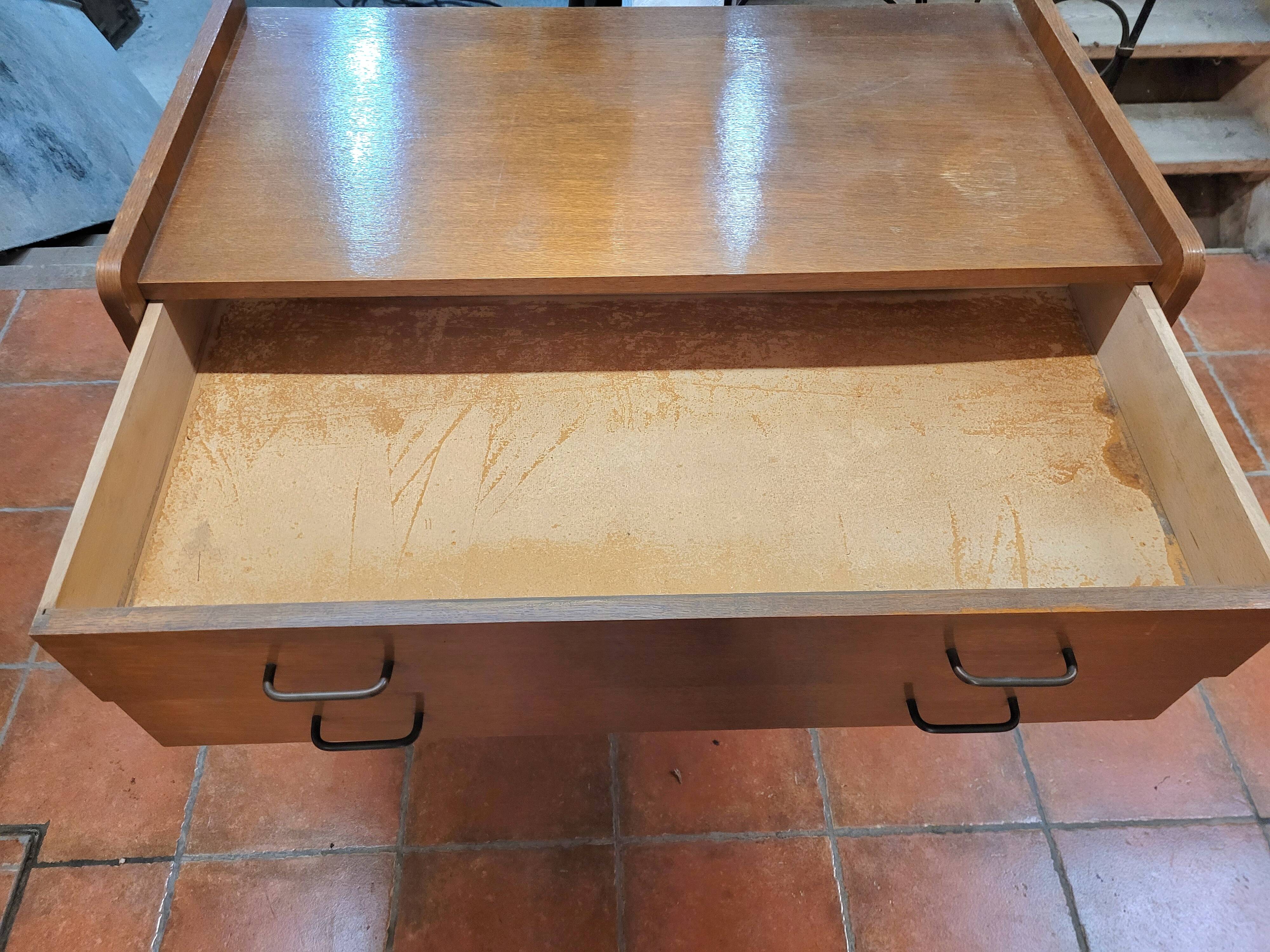 Vintage oak chest of drawers from the 60s