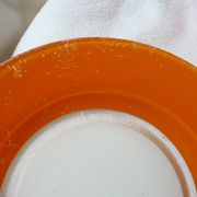 7 assiettes creuses verre Duralex