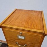 Meuble classeur en chêne des années 60