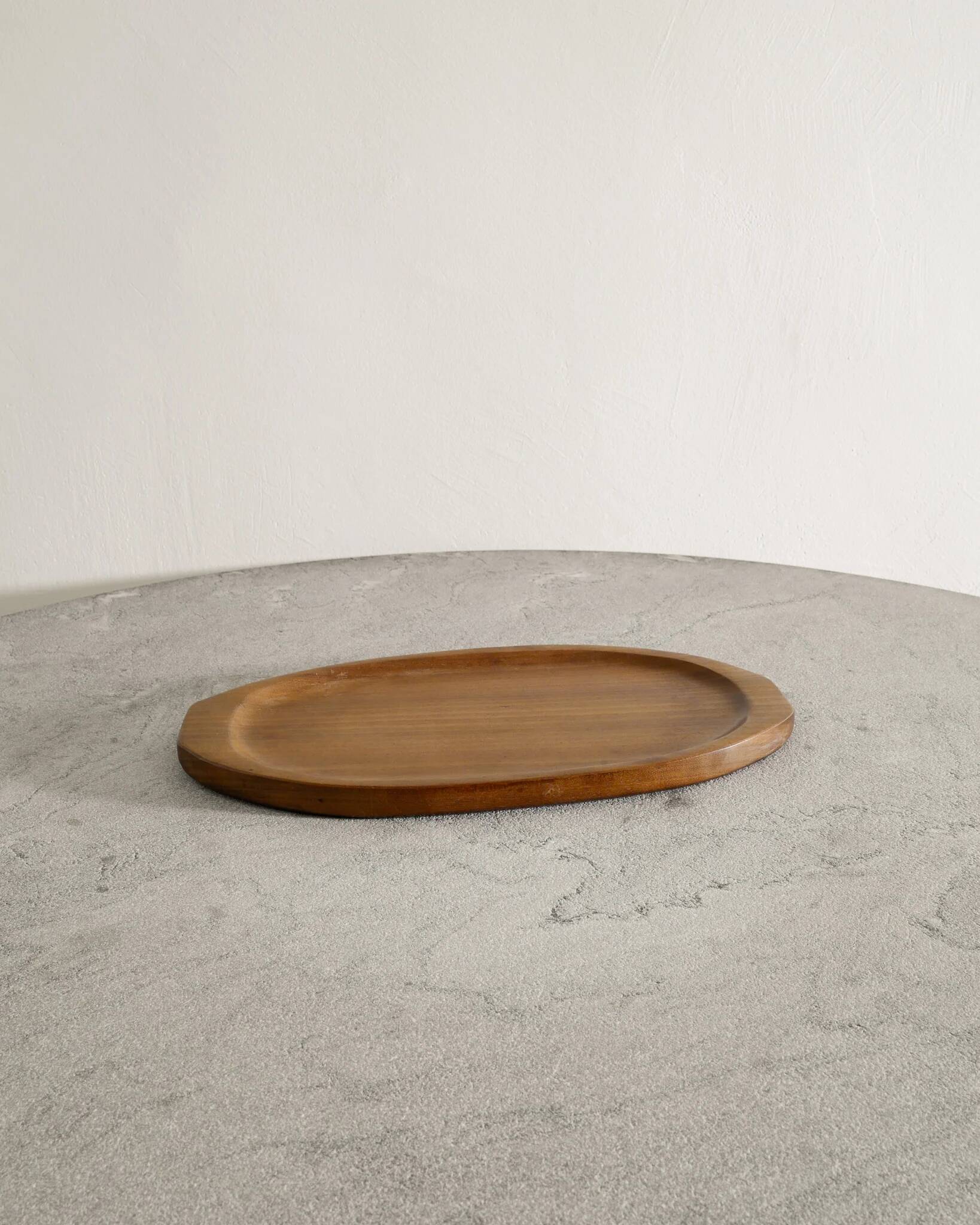 French Sculptural Wooden Tray by Alexandre Noll, 1950s