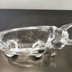 empty pocket/animal ashtray in Vannes crystal: Taurus