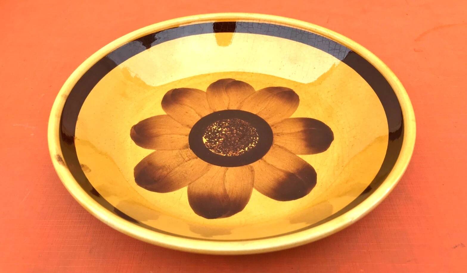 1920s 4 Deep Plates Earthenware from Sarreguemines and Digoin France