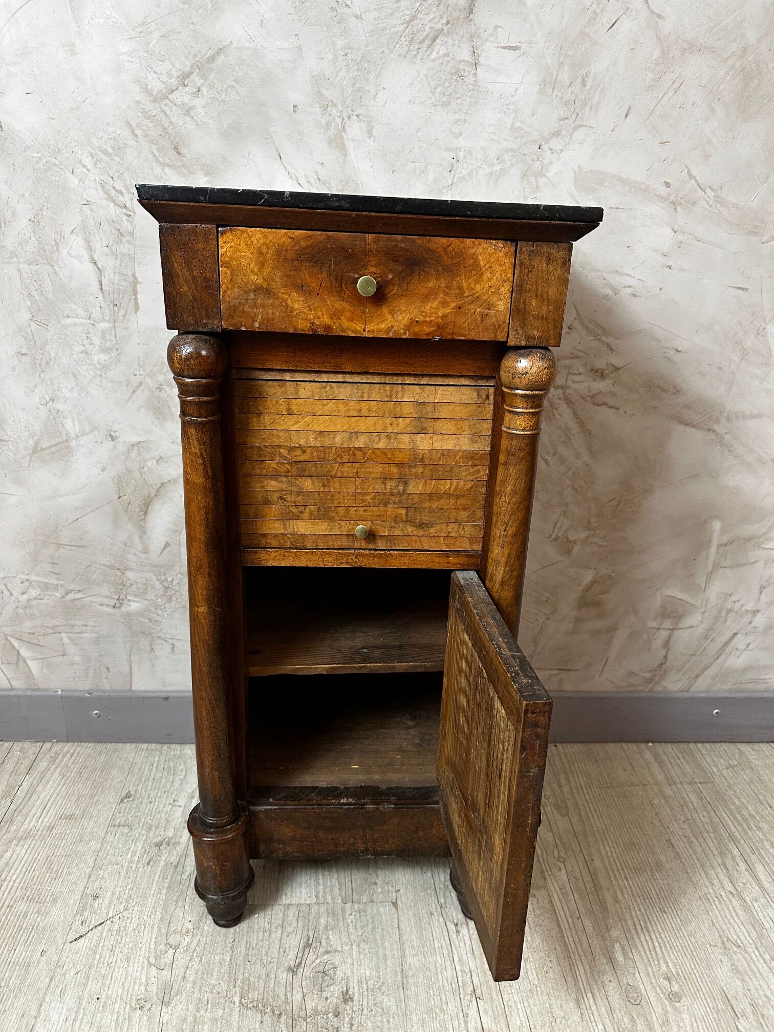 Empire period bedside table