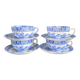 Magnifique lot de Tasses & Soucoupes China Blau - Tuppack Tiefenfurt