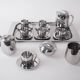Coffee and tea set, Italian design, 1980s, made in Italy