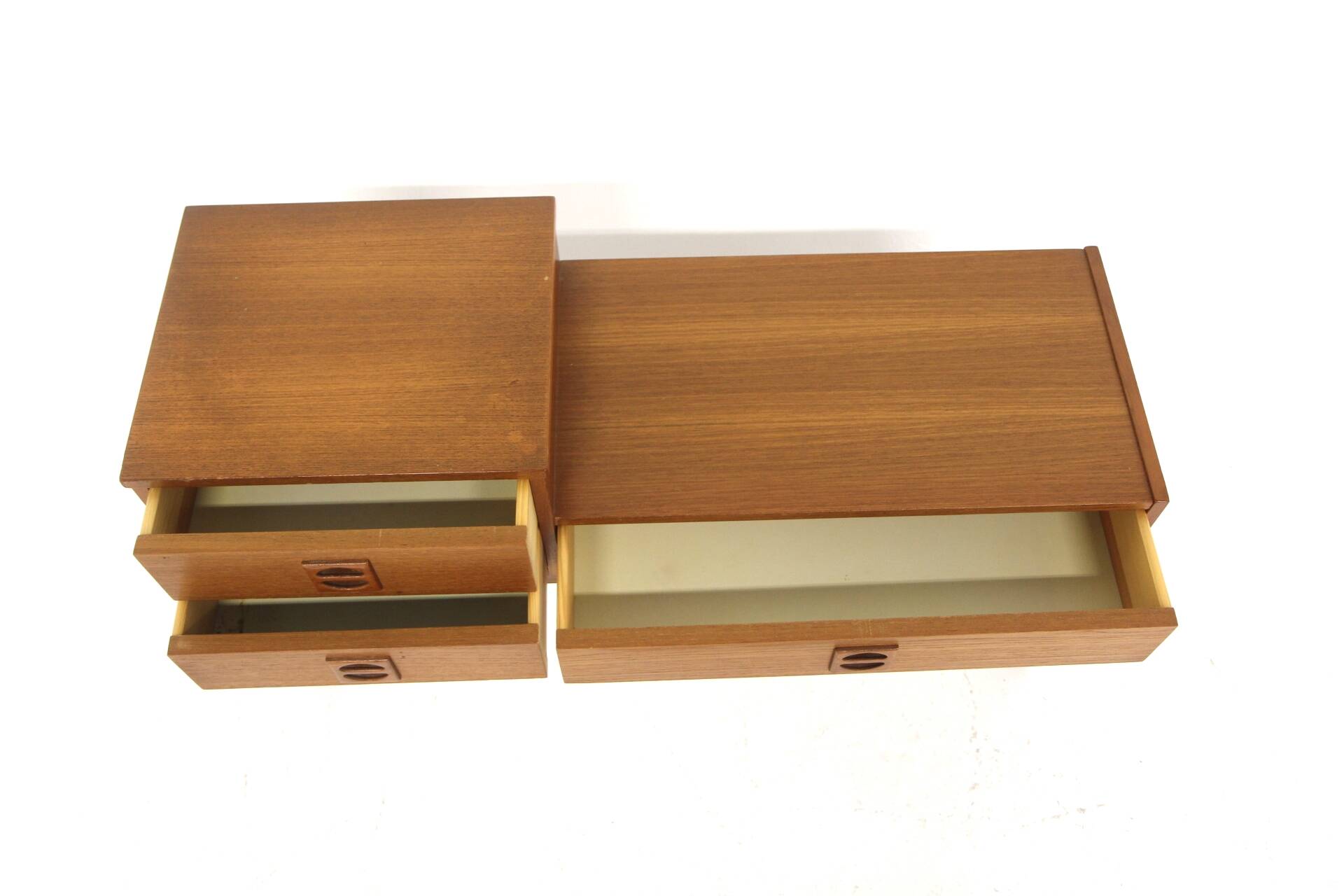 Banc-téléphone scandinave teck, Suède, 1960