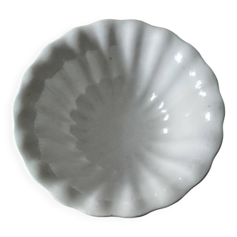 Very large Sarreguemines earthenware salad bowl, 19th century