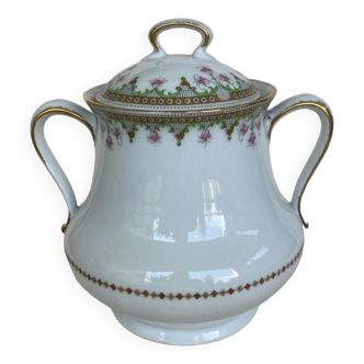 Limoges Bernardaud Porcelain Sugar Bowl 1920s
