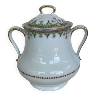 Sucrier Porcelaine Limoges Bernardaud années 20