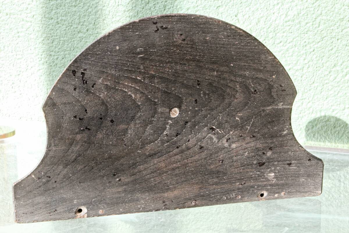 Napoleon III wall console in blackened wood