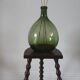 Stool vintage tripod wooden plant beaded feet