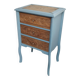Small carved wood chest of drawers