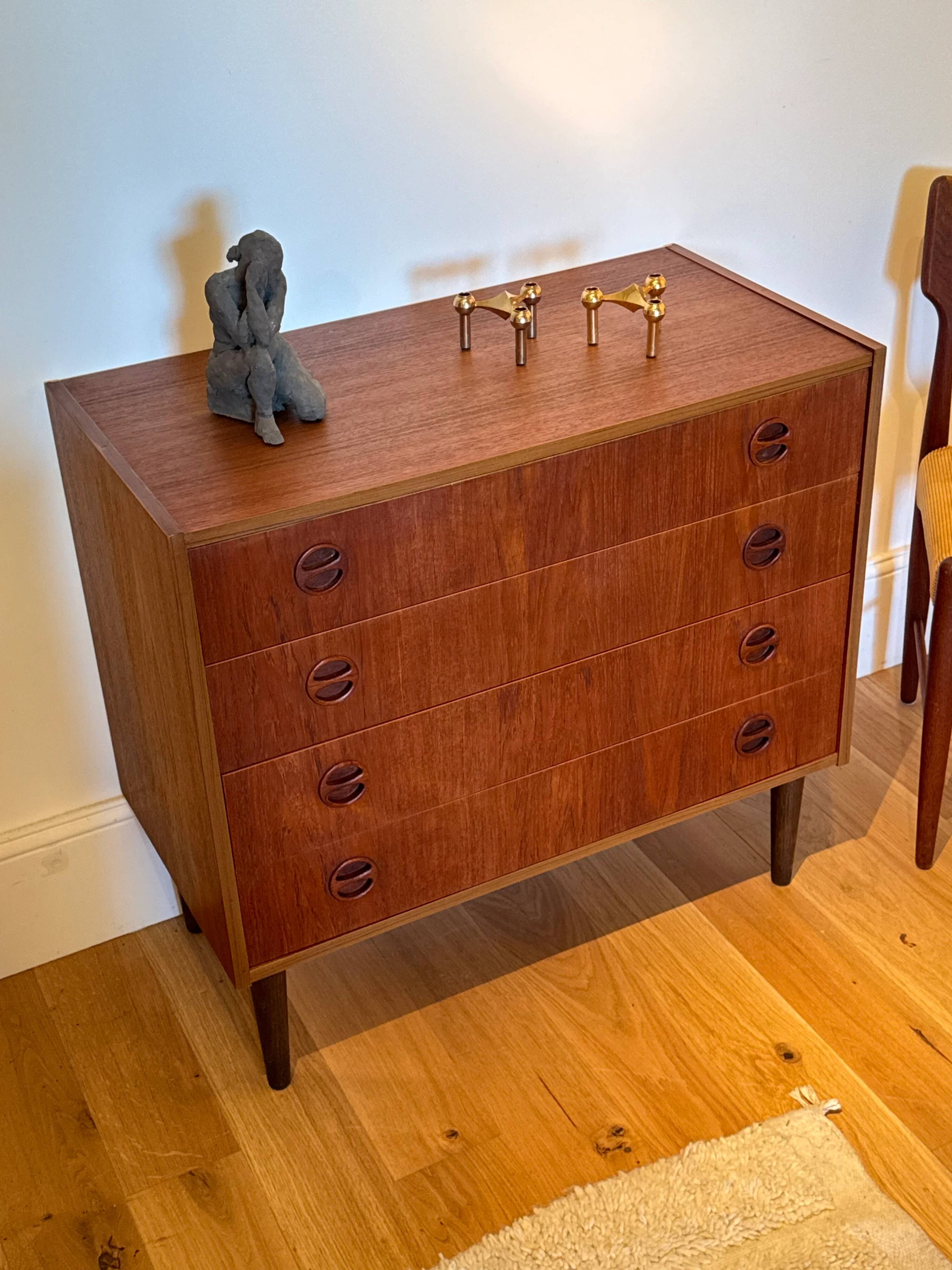 Commode scandinave vintage en teck "Asta"