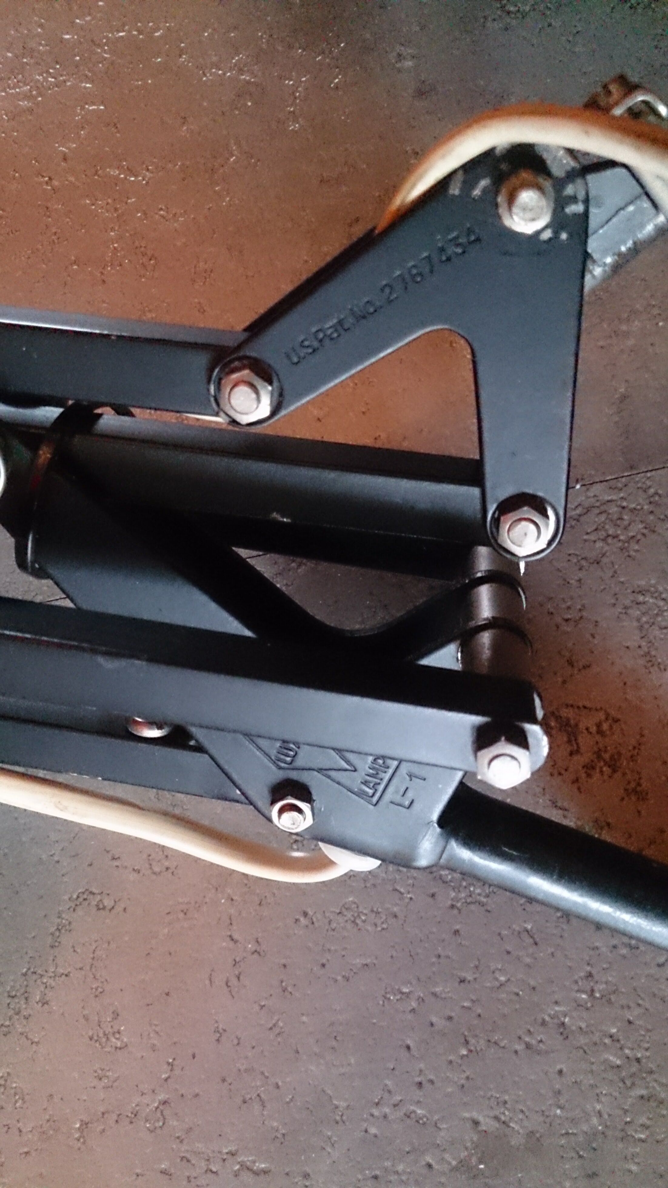 Architect's lamp signed and numbered luxo