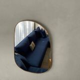 Handcrafted copper mirror