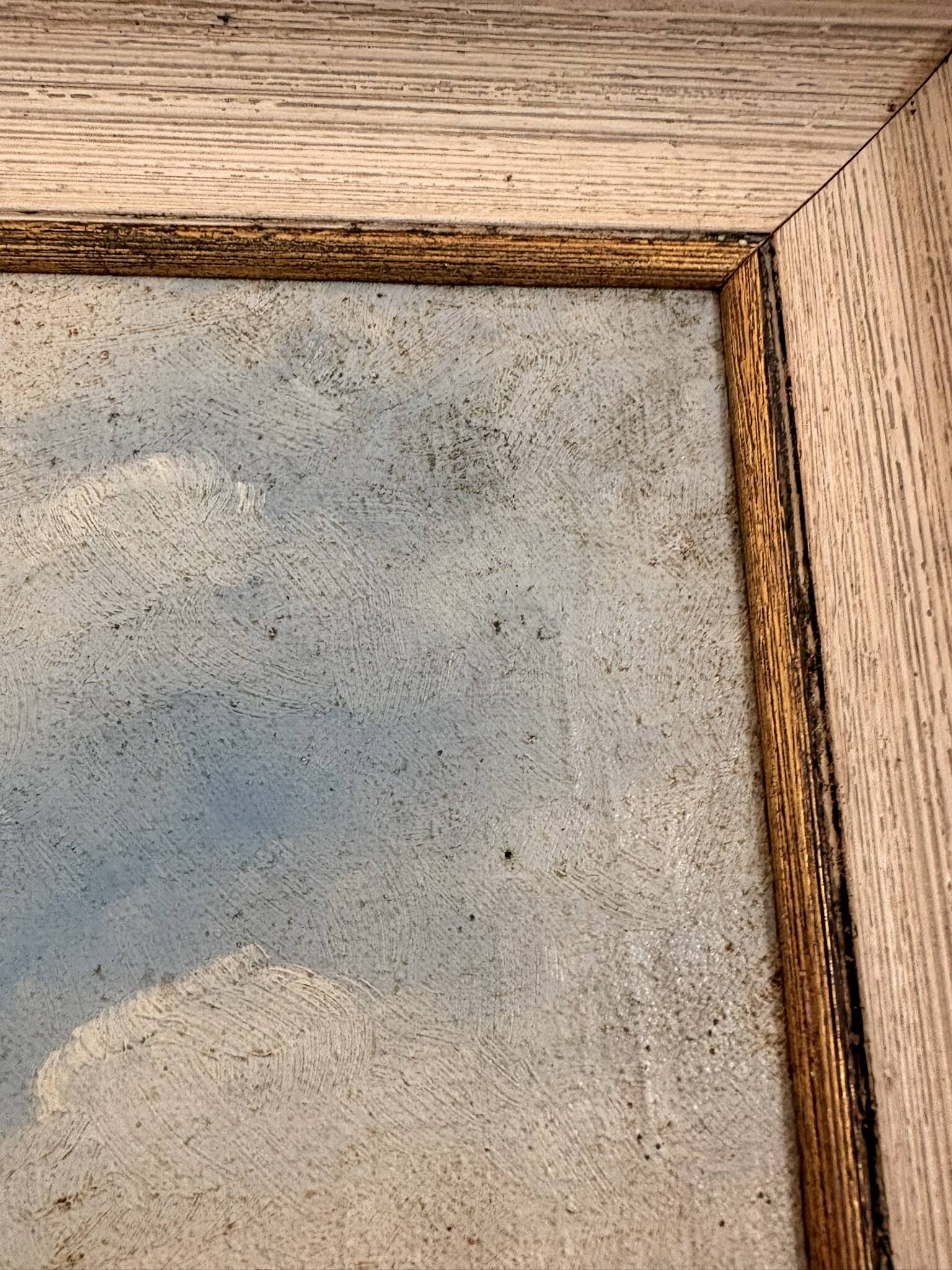 Oil Painting Canvas Shepherd Lake Cow River Fishing Landscape PATRY